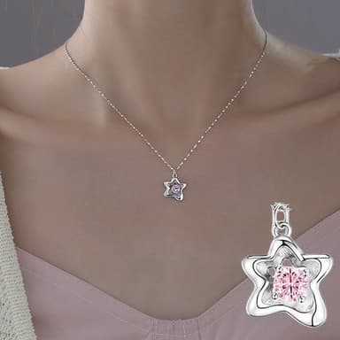 【MoonDy】項鍊女 ins項鍊 Y2K 鎖骨項鍊 高級禮品 不規則項鍊 女生生日禮物 純銀項鍊 星星項鍊 鋯石項鍊 情侶禮物