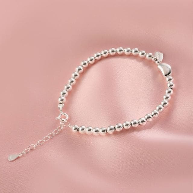 【KT DADA】手鍊 手環 串珠手鍊 純銀手鍊 銀珠手鍊 日系手鍊 韓國手鍊 氣質手鍊 閨蜜手鍊 氣質 個性手鍊