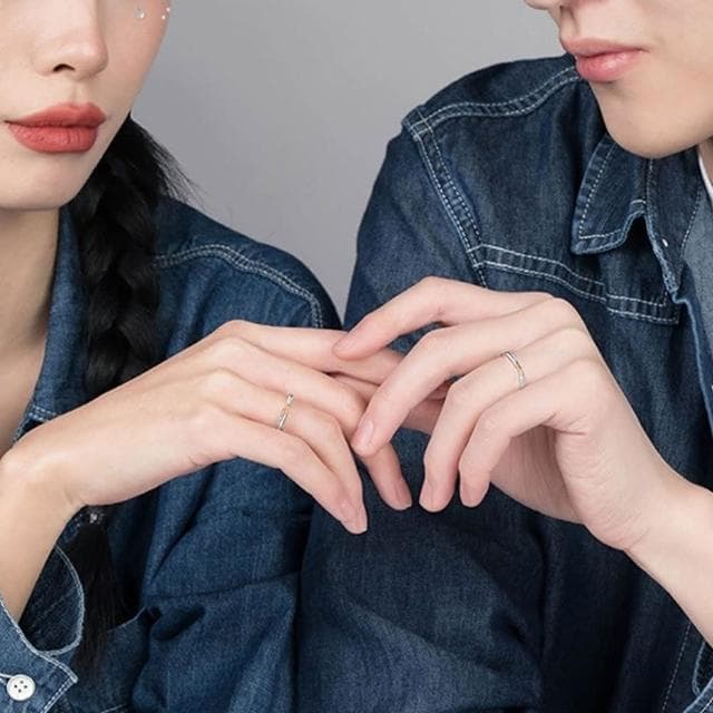 【KT DADA】戒指 對戒 情侶戒指 生日禮物 純銀對戒 男生戒指 銀戒 金戒指 個性戒指 韓國戒指 送女友禮物