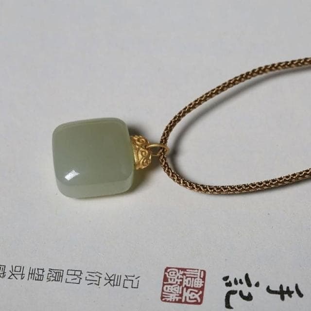 【KT DADA】招財項鍊 開運項鍊 生日禮物 項鍊 男生項鍊 佛牌項鍊 玉項鍊 寶石項鍊 和田玉項鍊 吊墜項鍊