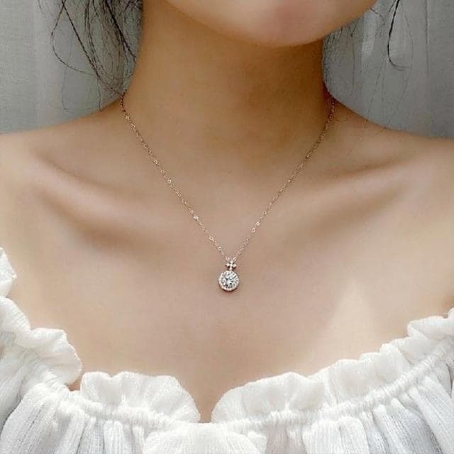 【KT DADA】韓國項鍊 可愛項鍊 日系項鍊 閨蜜項鍊 純銀項鍊 蝴蝶結項鍊 愛心項鍊 鎖骨項鍊 生日禮物項鍊