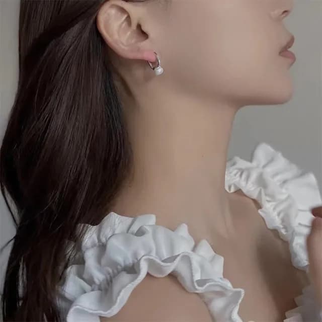 【KT DADA】簡約耳環 韓國耳環 日系耳環 珍珠耳環 純銀耳環 ins耳環 耳環 閨蜜禮物 女生禮物 生日禮物