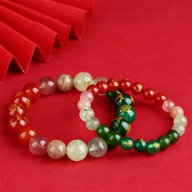 【MoonDy】手鍊 手串 手環 多寶手鍊 水晶手鍊 水火母木金 男女手串 情侶手鍊 五行互補 五路財神 送男生 送女生 生日禮物 女款