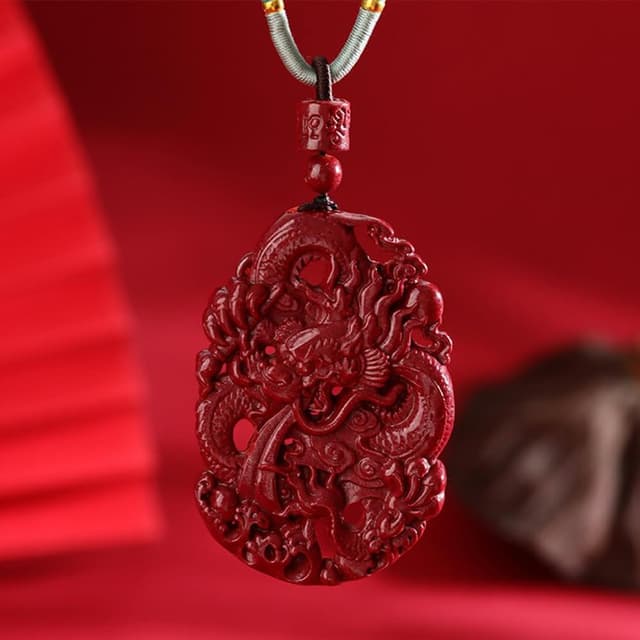 【MoonDy】項鍊 繩鍊 編織項鍊 雕刻項鍊 龍項鍊 避邪項鍊 送長輩 紫金砂項鍊 硃砂項鍊 保平安 雙面雕刻 項鍊掛繩 禮物