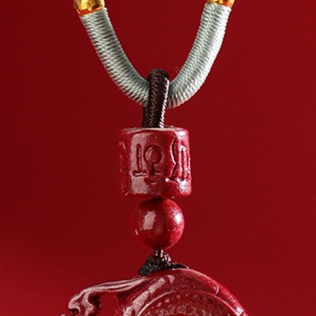 【MoonDy】項鍊 繩鍊 編織項鍊 雕刻項鍊 龍項鍊 避邪項鍊 送長輩 紫金砂項鍊 硃砂項鍊 保平安 雙面雕刻 項鍊掛繩 禮物