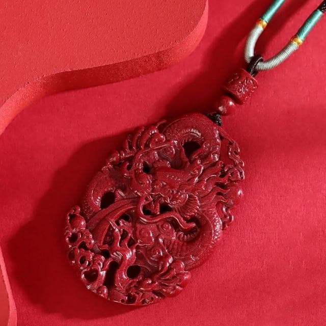 【MoonDy】項鍊 繩鍊 編織項鍊 雕刻項鍊 龍項鍊 避邪項鍊 送長輩 紫金砂項鍊 硃砂項鍊 保平安 雙面雕刻 項鍊掛繩 禮物