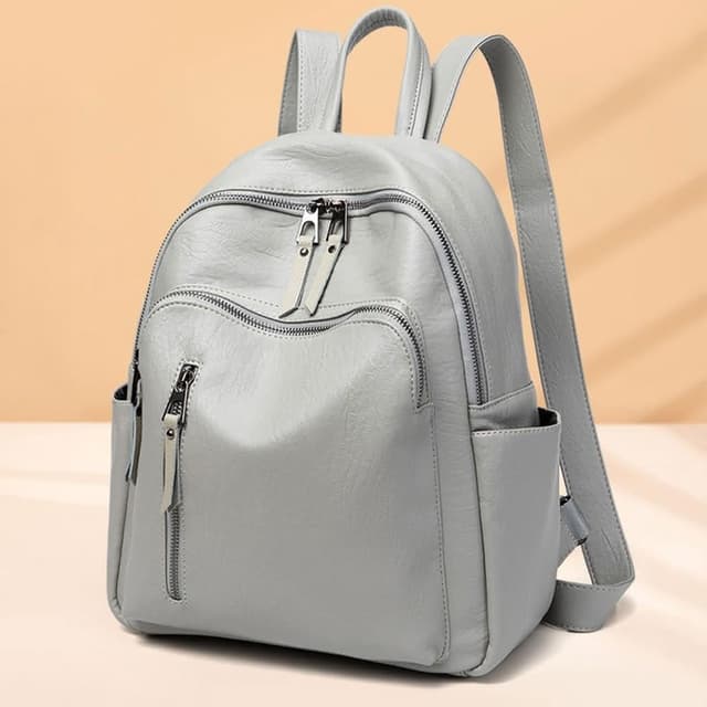 【MoonDy】包包 後背包 雙肩包 軟皮包包 女包 小後背包 大容量後背包 學院風包包 休閒後背包 白色後背包 女生包包 禮物