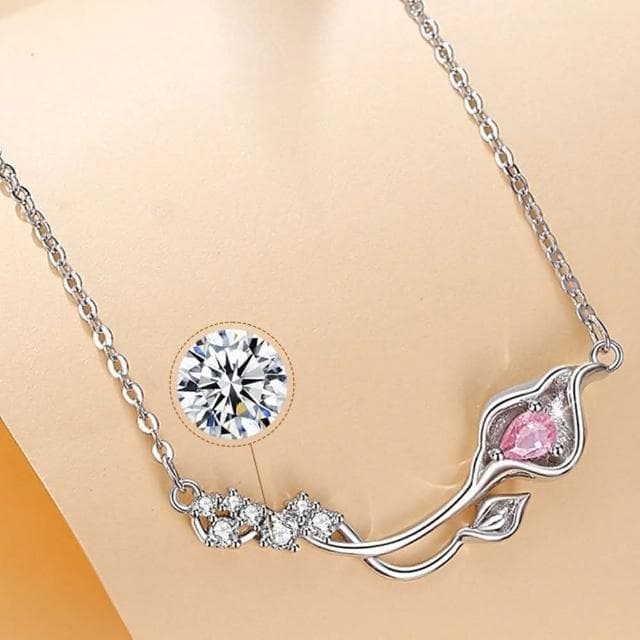 【MoonDy】純銀項鍊 項鍊 女生飾品 馬蹄項鍊 鎖骨鏈 通體純銀 鋯石 吊飾 項鍊女 925 女生項鍊 情人節禮物 生日禮物