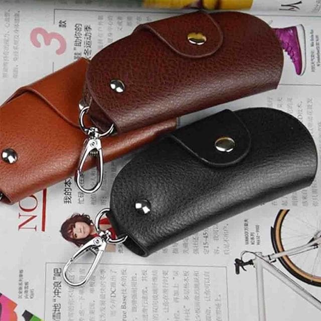 【KT DADA】汽車鑰匙包 鑰匙收納包 包包 真皮鑰匙包 腰包 掛腰包 掛包 復古鑰匙包 牛皮收納包 生日禮物 新車禮物 送禮