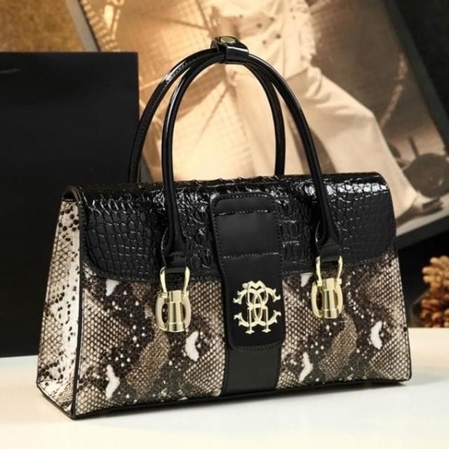 【KT DADA】鱷魚紋包包 包包 手提包 側背包 真皮包包 中年媽媽包 斜背手提包 公事包 高級感 綠色包包 生日禮物
