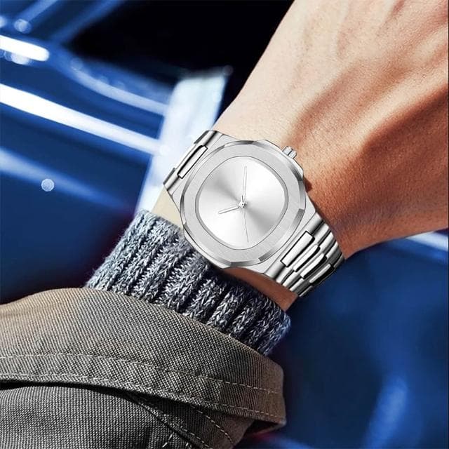 【MoonDy】手錶 手錶男生 禮物 鈦合金手錶 高級腕錶 男腕錶 休閒錶 商務錶 石英錶男錶 石英手錶