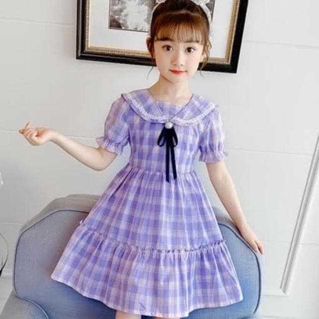 【Arbea】女童短袖連衣裙夏裝新款兒童洋氣夏天衣服小女孩公主裙子女童 C611