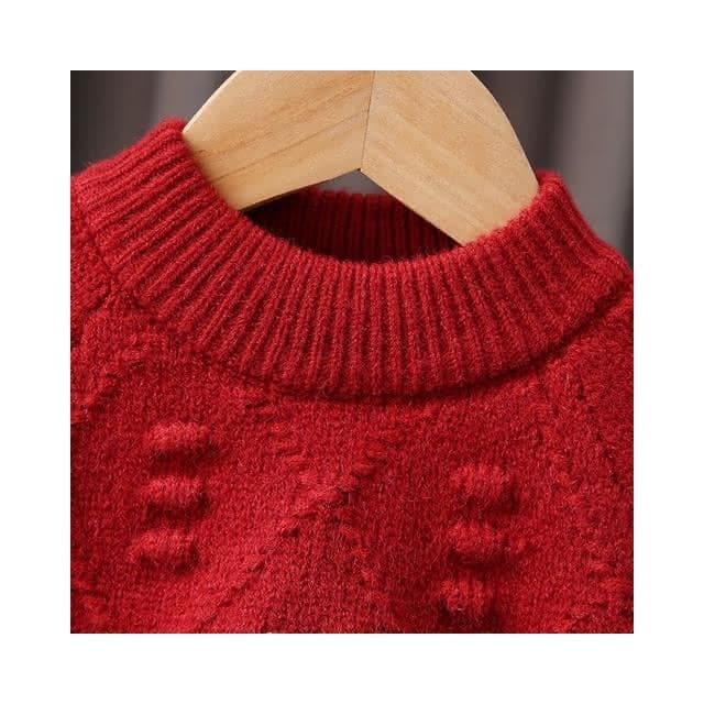 【Arbea】女童毛衣新款洋氣兒童上衣女冬裝加厚針織衣 C796