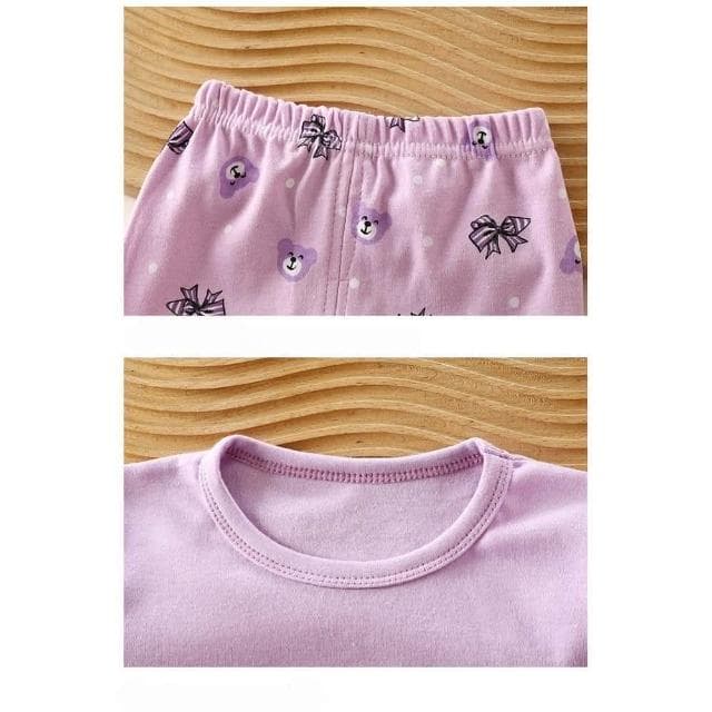 【Arbea】100碼-150碼2.5-9歲兒童居家服外出服套裝純棉新睡衣女童秋衣保暖男童裝兒童套裝導 C1022