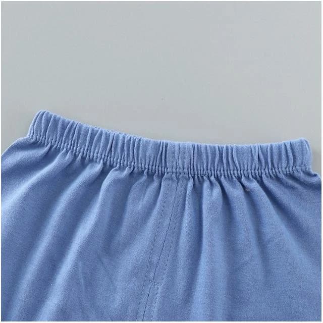 【Arbea】夏季薄款兒童短袖兩件式套裝純棉女童夏裝男童t卹衣服韓版童裝大中小童導 C554