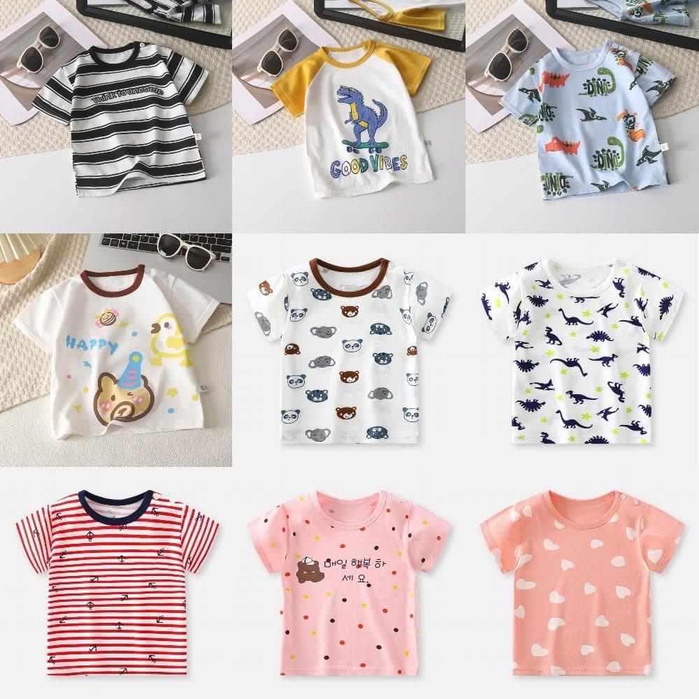 【Arbea】兒童夏季薄款卡通短T兒童打底上衣男童女童童裝短袖導 C159