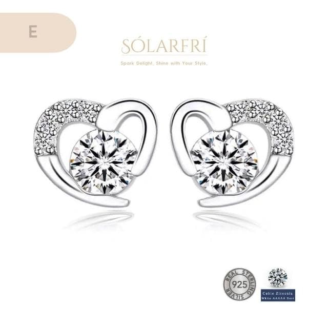【SOLARFRi】銀針耳環｜優選親膚材質配戴舒適 附品牌禮盒包裝 閨蜜生日情人節女友母親老婆聖誕禮物