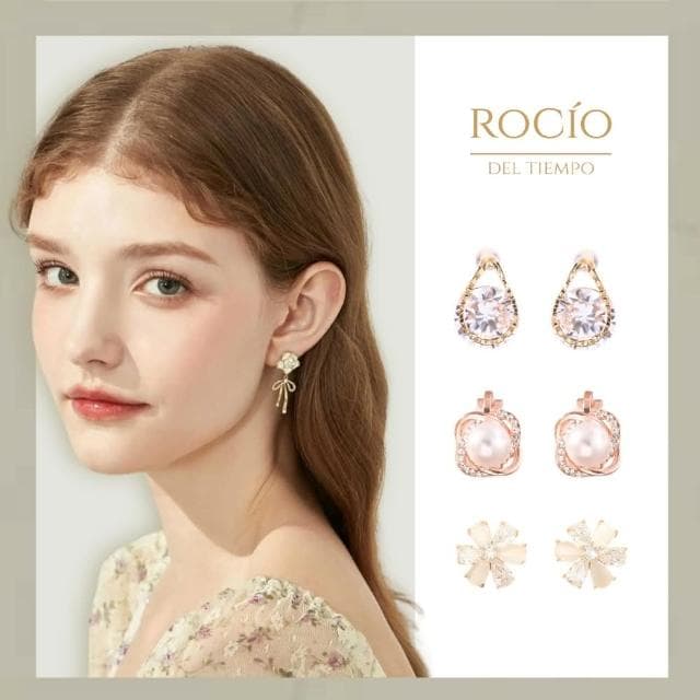 【ROCiO】ROCiO品牌輕奢經典耳環｜無耳洞耳夾款 閨蜜生日情人節女友母親老婆聖誕禮物