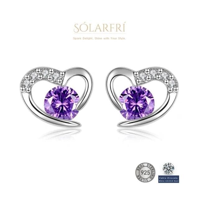 【SOLARFRi】銀針耳環｜優選親膚材質配戴舒適 附品牌禮盒包裝 閨蜜生日情人節女友母親老婆聖誕禮物