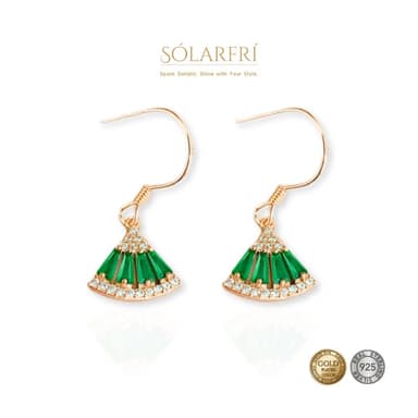 【SOLARFRi】銀針耳環｜優選親膚材質配戴舒適 附品牌禮盒包裝 閨蜜生日情人節女友母親老婆聖誕禮物