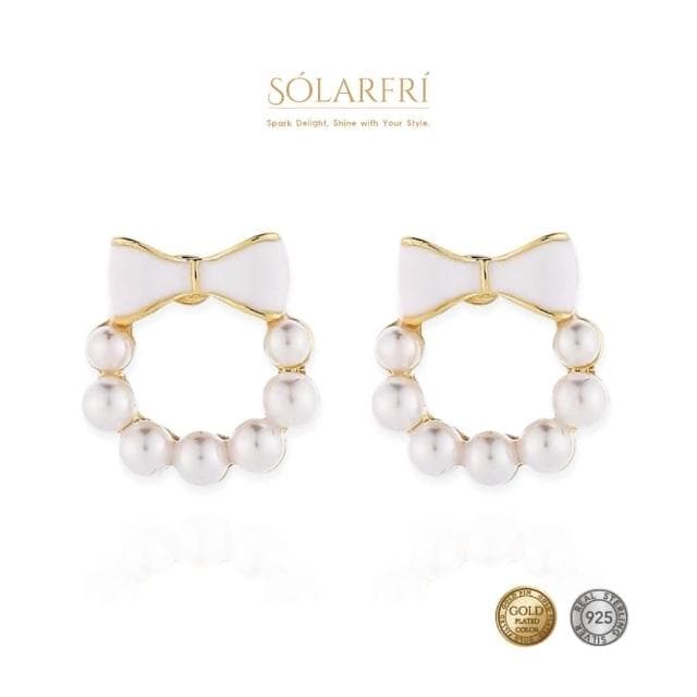 【SOLARFRi】銀針耳環｜優選親膚材質配戴舒適 附品牌禮盒包裝 閨蜜生日情人節女友母親老婆聖誕禮物