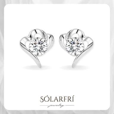 【SOLARFRi】銀針耳環｜優選親膚材質配戴舒適 附品牌禮盒包裝 閨蜜生日情人節女友母親老婆聖誕禮物