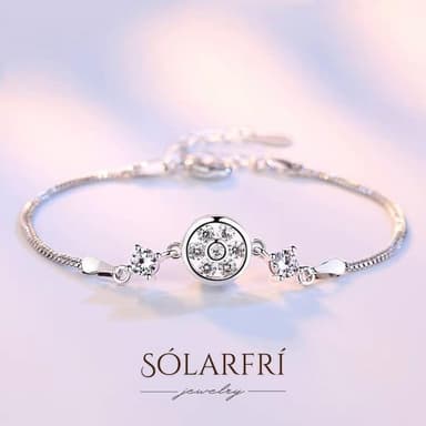 【SOLARFRi】輕奢晶耀手鏈｜可調整項鏈大小 附 附品牌禮盒包裝  閨蜜生日情人節女友母親老婆聖誕禮物