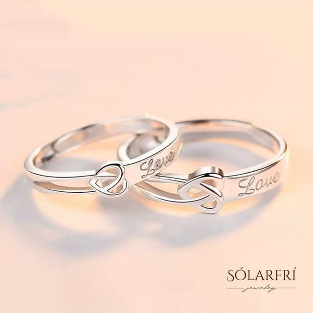 【SOLARFRi】浪漫閃耀對戒指｜可調整戒圍大小附 附品牌禮盒 閨蜜生日情人節女友老婆求婚聖誕禮物