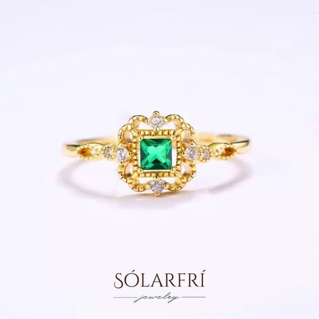 【SOLARFRi】輕奢閃耀戒指｜可調整戒圍大小 附品牌禮盒包裝 閨蜜生日情人節女友老婆母親聖誕禮物