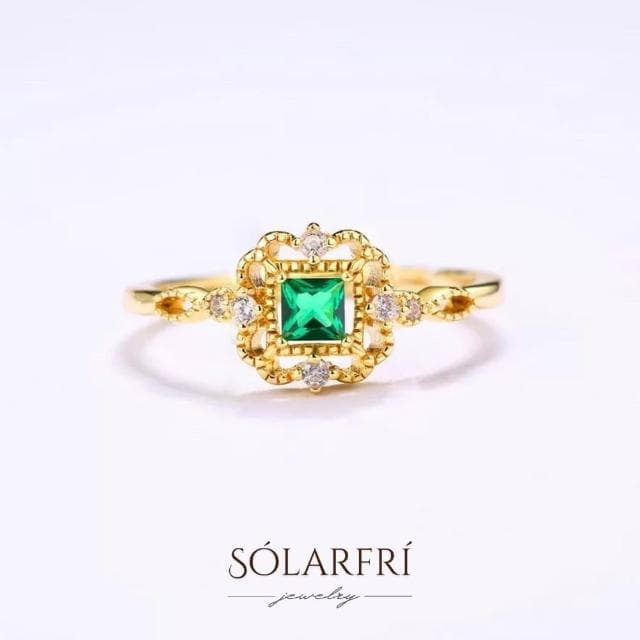 【SOLARFRi】輕奢閃耀戒指｜可調整戒圍大小 附品牌禮盒包裝 閨蜜生日情人節女友老婆母親聖誕禮物