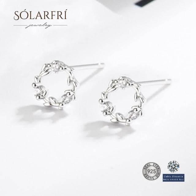 【SOLARFRi】銀針耳環｜優選親膚材質配戴舒適 附品牌禮盒包裝 閨蜜生日情人節女友母親老婆聖誕禮物