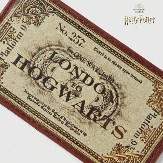 【Harry Potter 哈利波特】高質感名人貴氣皮革票卡夾證件套識別證套交通票卡夾(聖誕交換生日禮物正版授權)