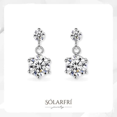 【SOLARFRi】銀針耳環｜優選親膚材質配戴舒適 附品牌禮盒包裝 閨蜜生日情人節女友母親老婆聖誕禮物