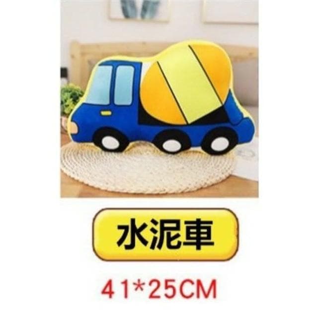 【Q貝比】現貨可愛兒童抱枕卡通汽車睡覺沙發立體靠墊 交換禮物 聖誕禮物(台灣出貨)