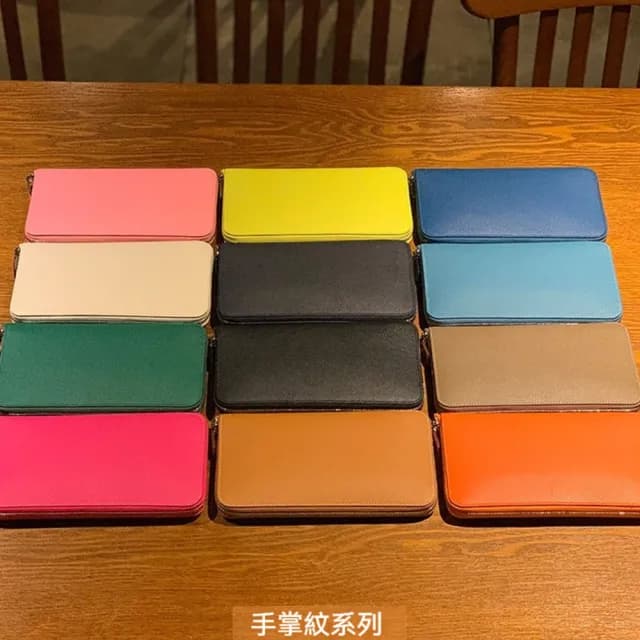 【LEEHER】女錢包/包包/手機包/手拿包/牛皮錢包/薄長夾/真皮包包/拉鍊錢包/大容量錢包/招財錢包/生日禮物
