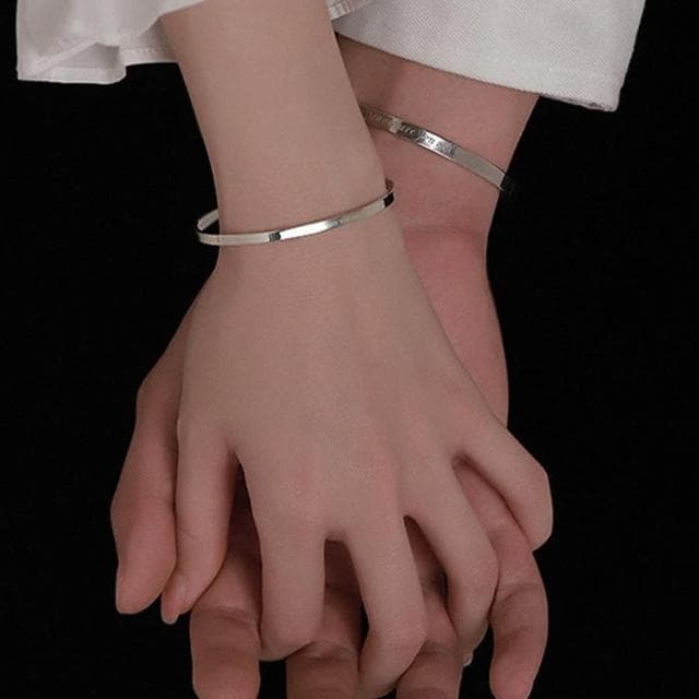 【LEEHER】女生/純銀手環/男生手環/女生手環/情侶手環/結婚禮物/高級飾品/精品裝飾品/男生禮物/情人節