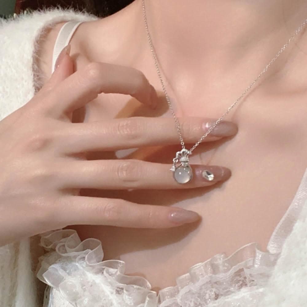 【LEEHER】女生/項鍊/鎖骨鏈/飾品/銀飾/S925純銀/項鍊女/純銀項鍊/女生項鍊/閨蜜項鍊/輕奢/流行/小眾設計感/生日禮物