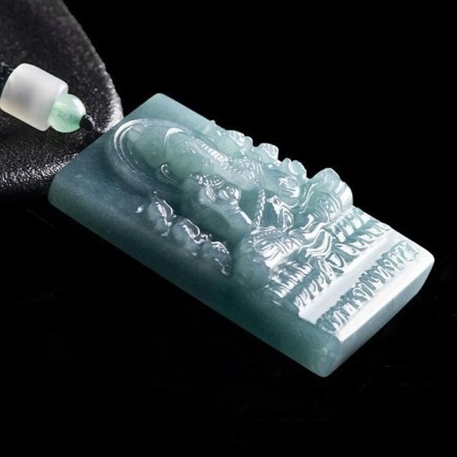 【LEEHER】玉石項鍊/玉珮/飾品/健康項鍊/象神/佛牌/招財納福/保平安/男女同款/玉墜/翡翠/飾品/吊墜/吊飾/生日禮物
