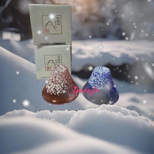 【愛鴨咖啡】富士山招福冷酒杯 年節送禮 日本富士山酒杯 交換禮物 過年送禮