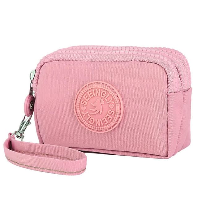 樂適多大地色系三層零錢包 MO8823(隨手包 零錢包 信用卡包 多層零錢包)