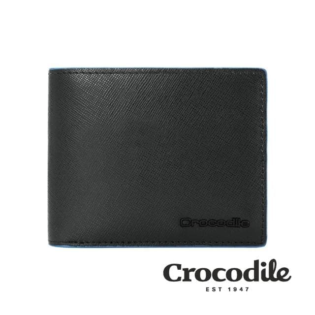 【Crocodile】鱷魚皮件 男生錢包 短夾 多款賣場 Titan系列 0103-105-黑色多款任選 男生禮物推薦