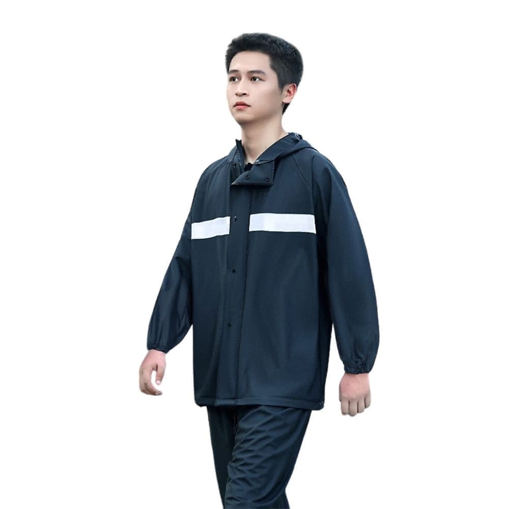【好拾物】成人兩件式雨衣 帶反光條分體式雨衣 戶外摩托車雨衣 雨衣兩件式送禮 年節禮 禮盒