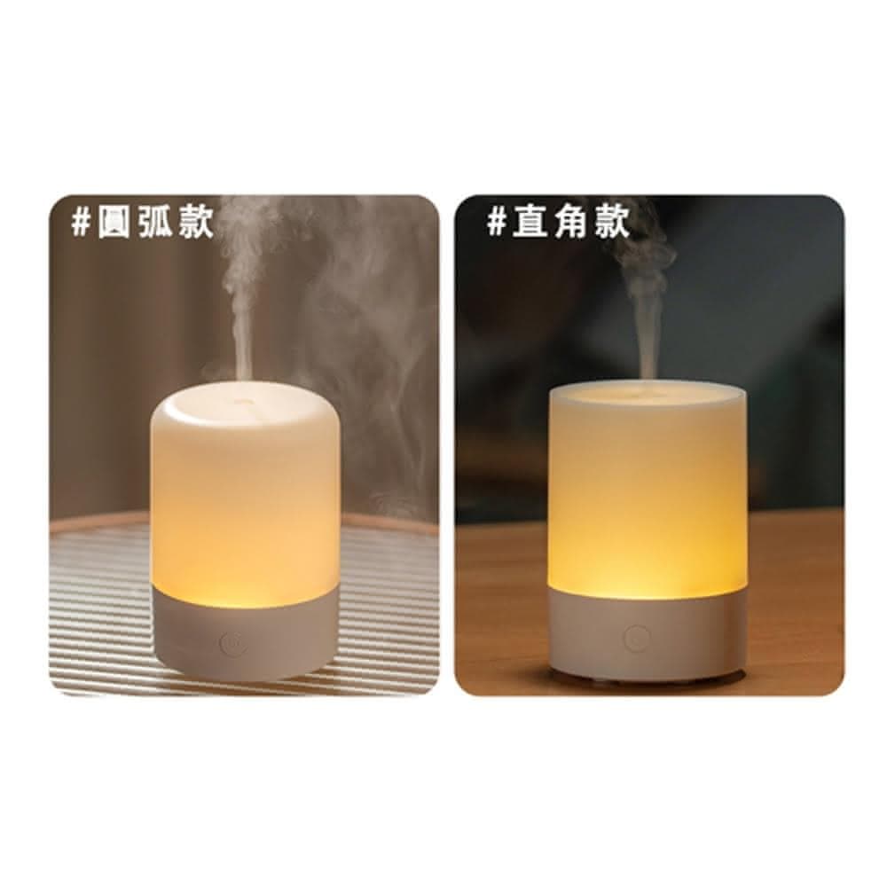 【好拾物】日系無印七彩燈光款 香薰機 超聲波霧化擴香機 迷你空氣加濕器 便攜式精油噴霧器送禮 年節禮 禮盒