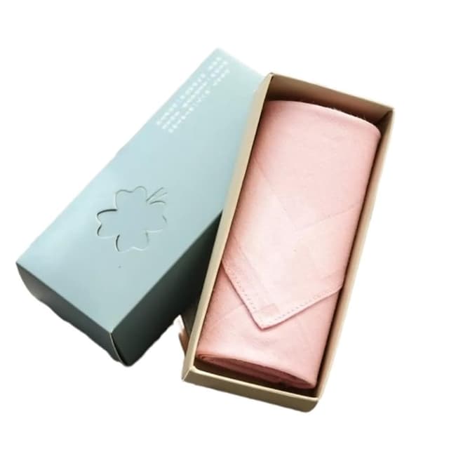 【巴黎精品】現貨+預購 手帕禮盒純棉方巾 單入吸水吸汗日本工藝母親節生日禮物女配件4色p1ae4