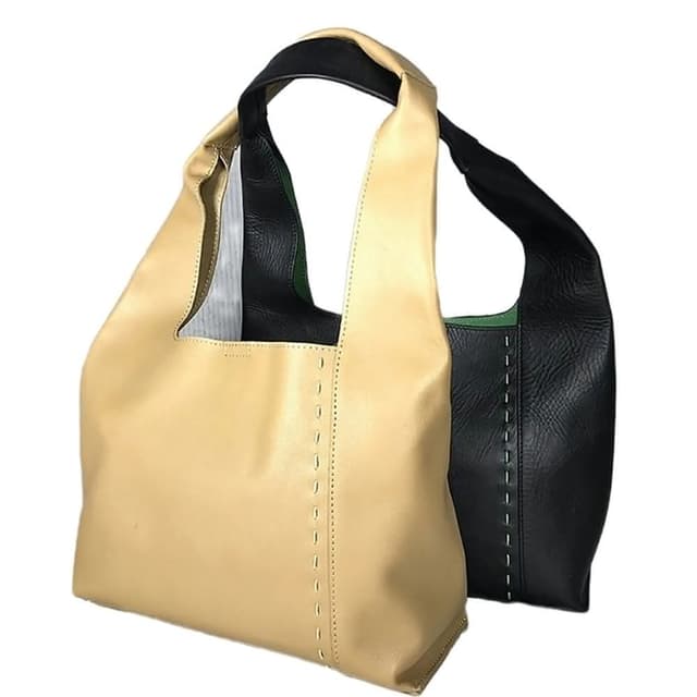 【巴黎精品】情人節禮物 現貨+預購 真牛皮側背包真皮革單肩背包托特包手提包隨身女包包-牛皮質感縫線輕便2色a1ak64