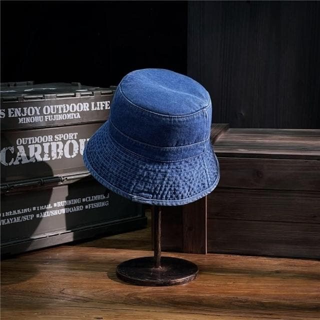 【巴黎精品】父親節禮物 現貨+預購 防曬帽漁夫帽遮陽帽登山釣魚戶外透氣速乾-復古牛仔男女帽子3色a1ag78