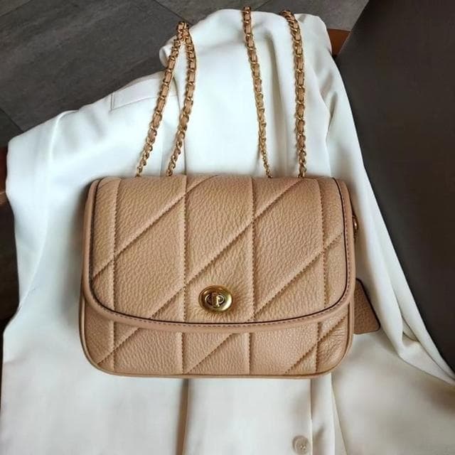 【巴黎精品】情人節禮物 現貨+預購 真牛皮側背包真皮革單肩背包托特包手提包隨身女包包-高級質感軟皮菱形4色a1bl53