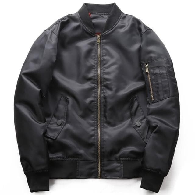 【巴黎精品】父親節禮物 現貨+預購 軍裝外套復古工裝古著-棒球領MA1防風寬鬆男夾克3色a1hg21