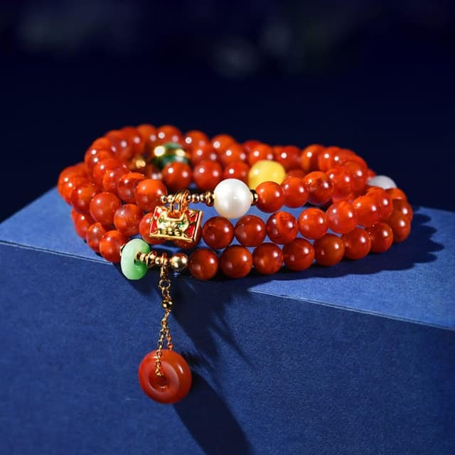 【巴黎精品】情人節禮物 現貨+預購 南紅手鍊玉石毛衣鏈手珠平安擋煞防小人轉運淨化招財開運-6.5mm蜜蠟平安扣翡翠女飾品a1ha19