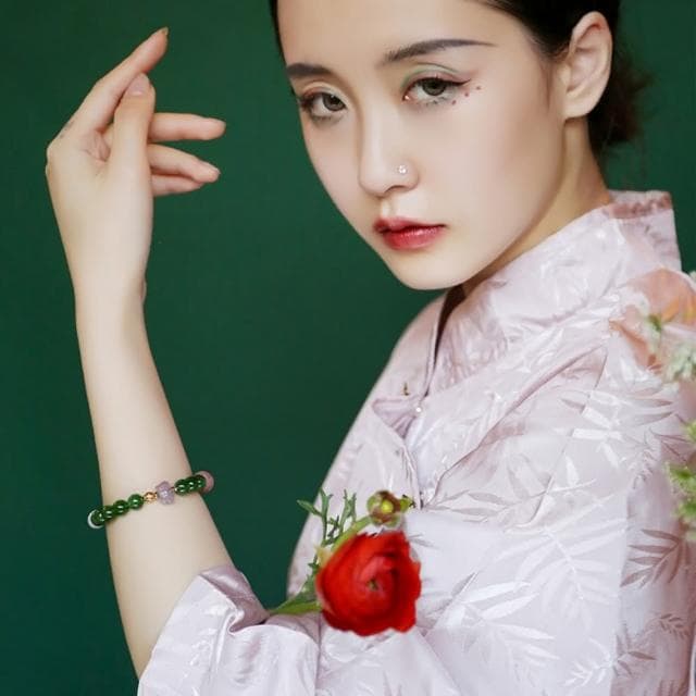 【巴黎精品】情人節禮物 現貨+預購 和闐玉手鍊玉石手串手珠平安擋煞防小人轉運淨化招財開運-8mm紅紋石紫水晶珍珠女飾品a1ha83